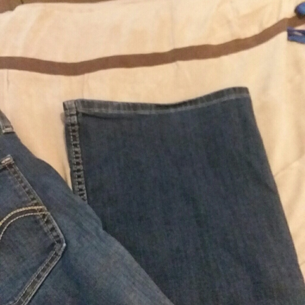 Levis 518 Superlow denim flare jeans sz 13 - Picture 3 of 8